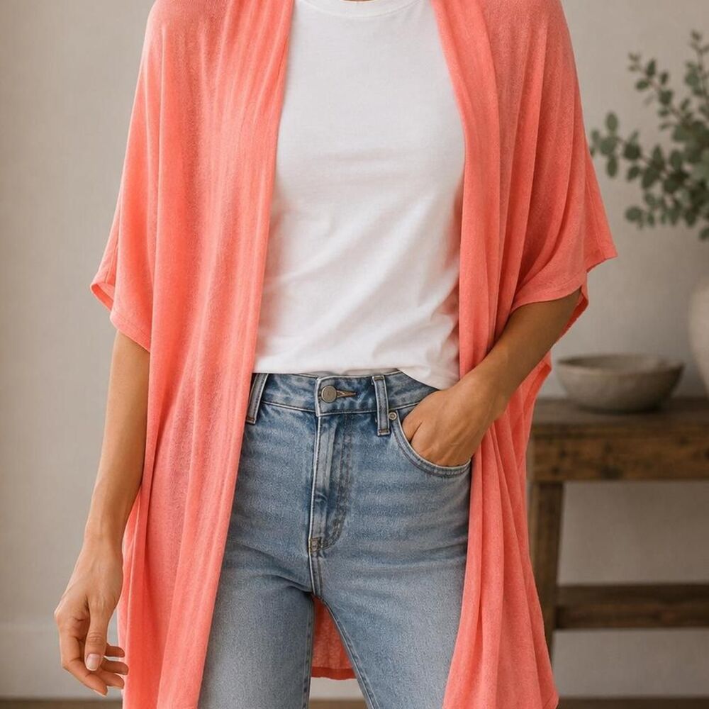 Chris and Carol Women's Orange Cardigan
